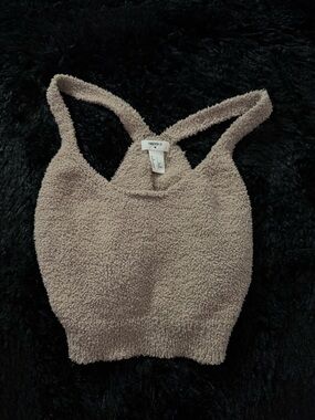 Forever 21 Taupe Sherpa Tank
